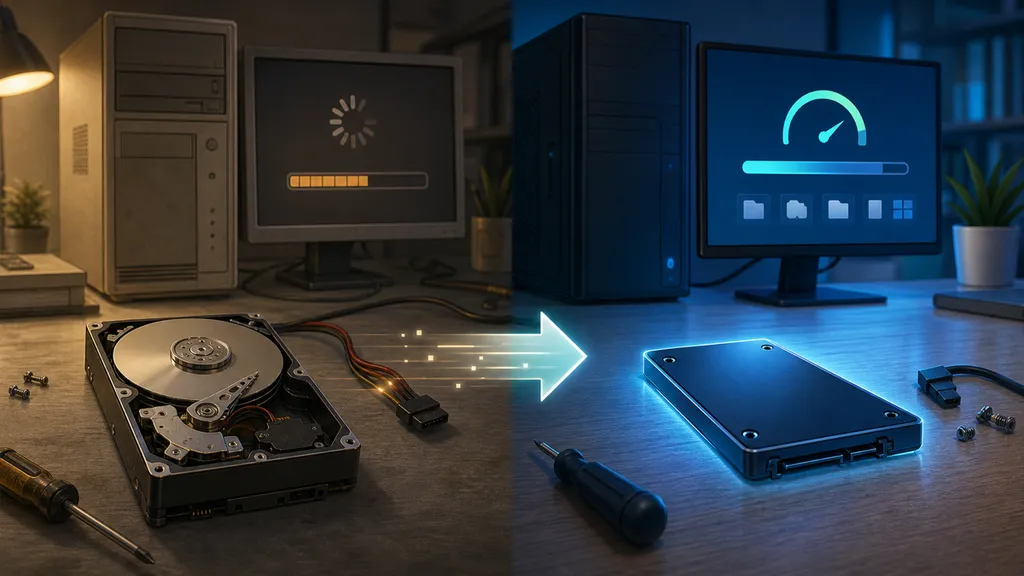 PC lent : quand remplacer le disque dur par un SSD ?